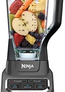 Ninja BL610 Professional 72 Oz Countertop Blender with 1000-Watt Base and Total Crushing Technology for Smoothies, Ice and Frozen Fruit, Black, 9.5 in L x 7.5 in W x 17 in H